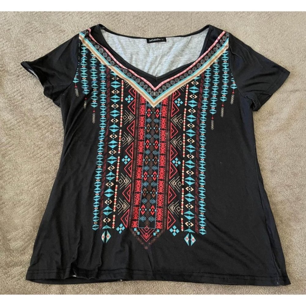 Just Fashion Now Women’s Top Size Large Black